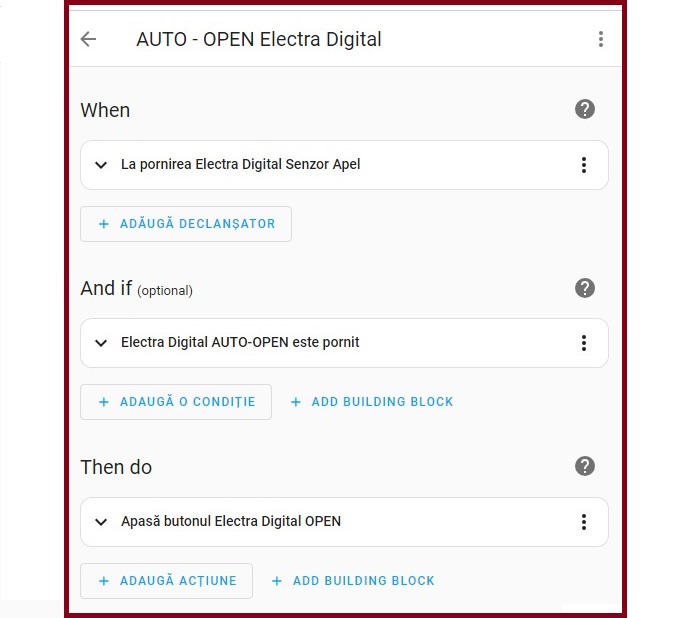 aplicatie telefon interfon electra digital